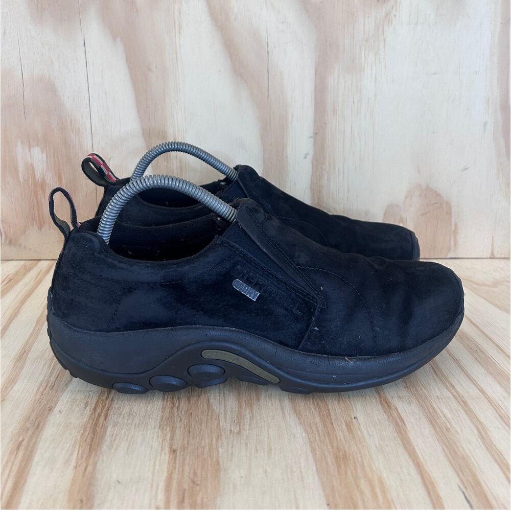 Merrell - Jungle Moc Slip On Cushion Heel -Sneakers -Black -Men's - 9.5 - J52929